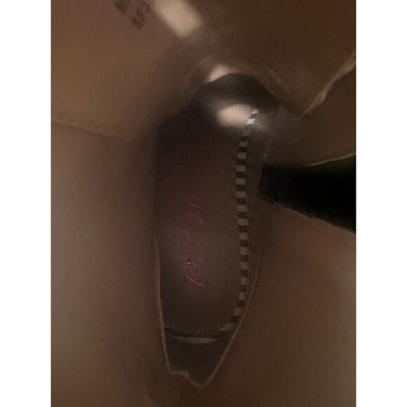 Betsey Johnson Girl's John Mixed Print Ankle Boots Sz 5 EXCELLENT! - Picture 8 of 8